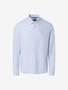 Classic stripe linen shirt - Men - Blue/White