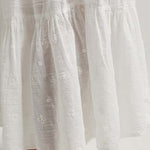 Vintage Lace Cami Maxi Kjole | Dame | Brilliant White - Gumpel & Co