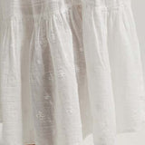 Vintage Lace Cami Maxi Kjole | Dame | Brilliant White - Gumpel & Co