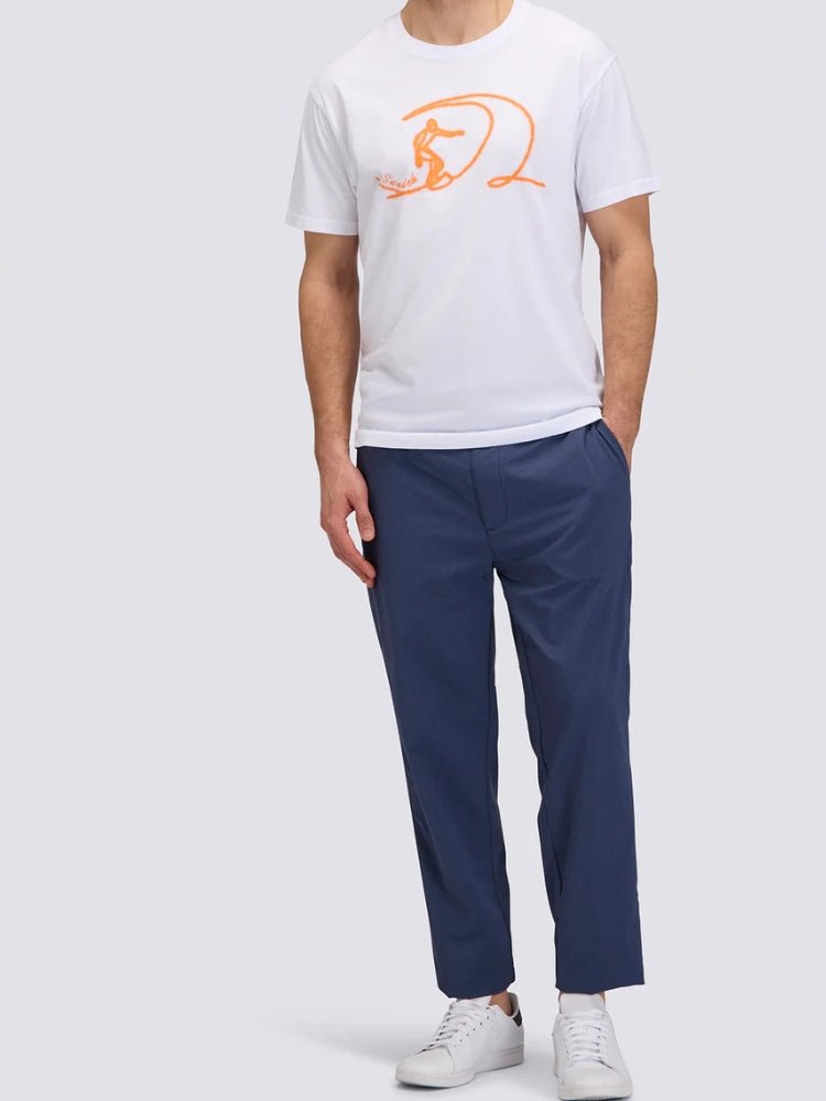 Semi - Stretchy Quick Dry Pant - Mens - Navy - Gumpel & Co