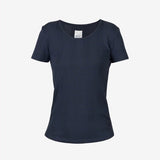Dodo Rib Tee - Dame - New Navy - Gumpel & Co