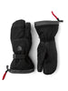 Gauntlet Sr. 3-finger Ski Gloves - Unisex - Black