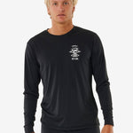 Icons Surflite Long Sleeve UV T-shirt - Herre - Black - Gumpel & Co