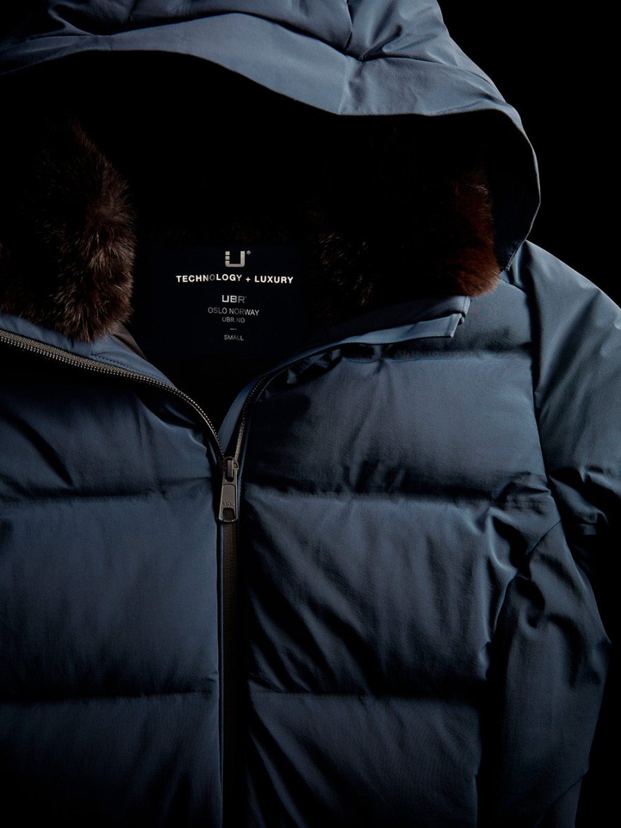 Enigma Dunfrakke - Dame - Navy - Gumpel & Co