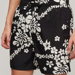 Men's Hawaii - print badeshorts - Herre - Surf School Black - Gumpel & Co
