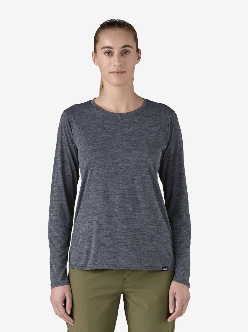 Capilene Cool Daily LS Shirt - Dame - Smolder Blue - Gumpel & Co