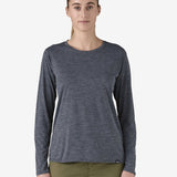 Capilene Cool Daily LS Shirt - Dame - Smolder Blue - Gumpel & Co