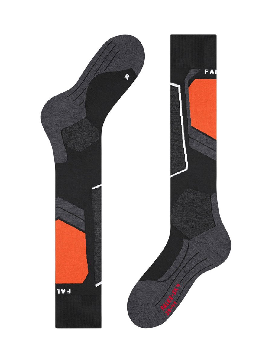SK4 Advanced Merinould Skisokker - Herre - Black - Gumpel & Co