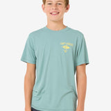 Icons Surflite UPF Short Sleeve Rash Vest - Børn - Blue Lagoon - Gumpel & Co