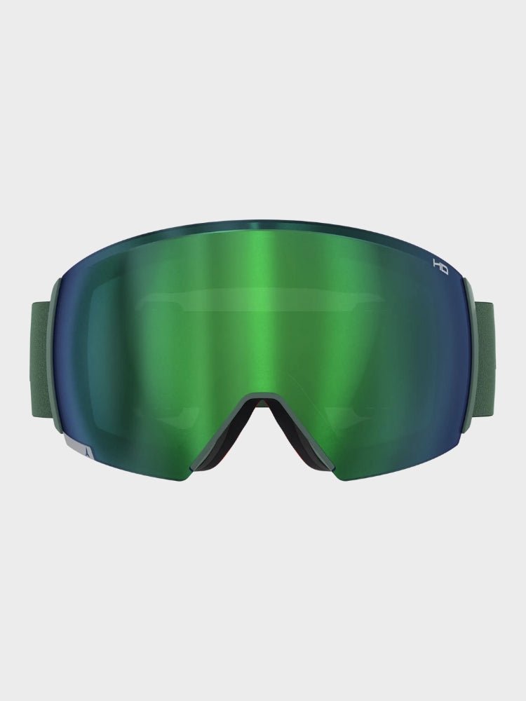 REVENT Q Large HD Skibrille - Unisex - Green - Gumpel & Co