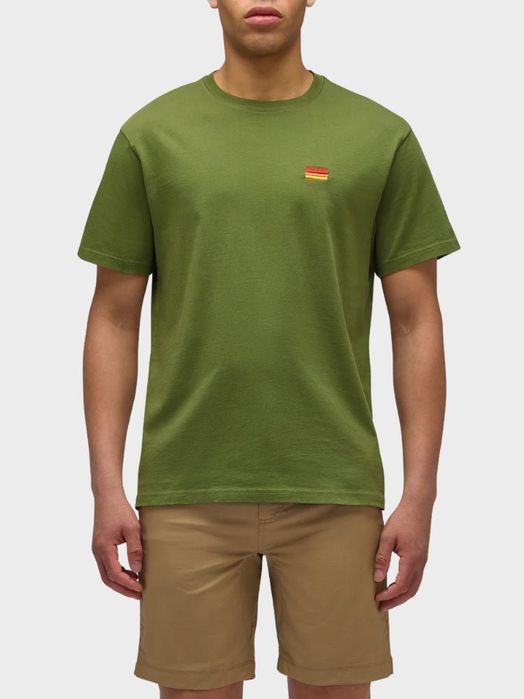 Tricolour Embroidery Tee - Herrer - Dino - Gumpel & Co