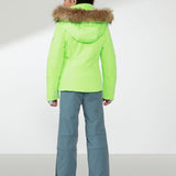 Junior Active Stretch Skijakke - Piger - Goth Blue - Gumpel & Co