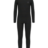 Kids Natural Merinould 200g/m2 Skiundertøjssæt - Børn - Black - Gumpel & Co