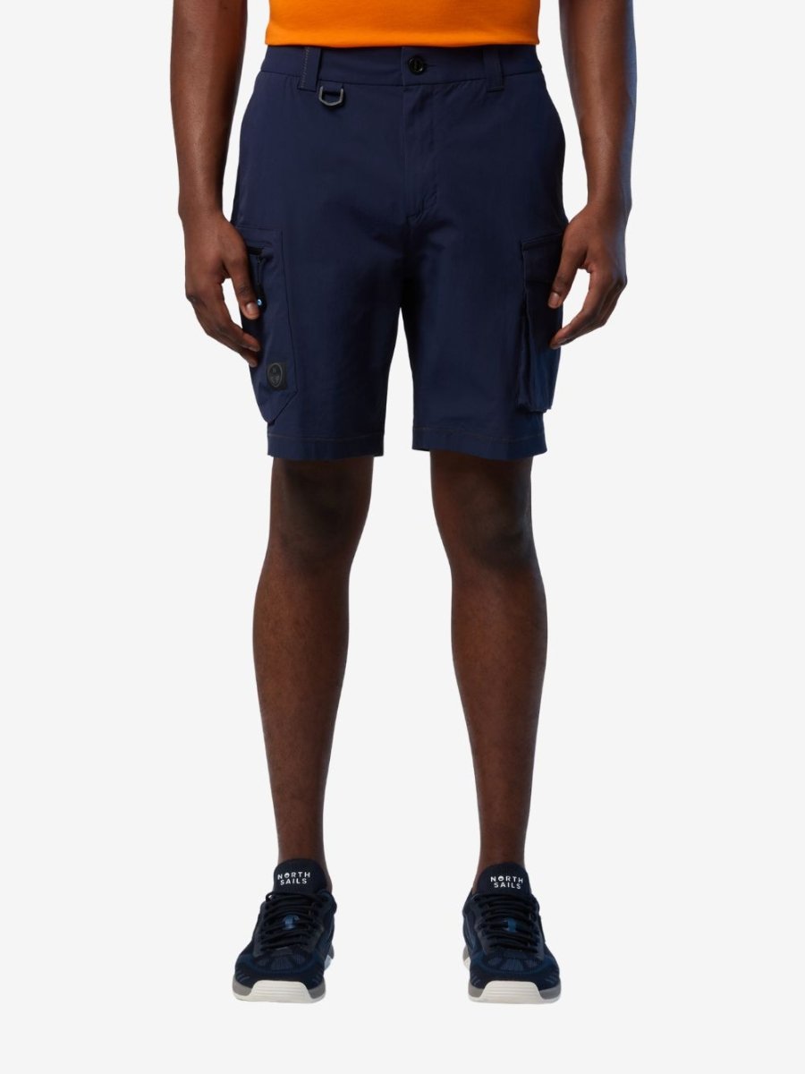 Hybrid deck shorts - Mænd - Navy Blue - Gumpel & Co