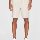 Men's Loose Hør Shorts - Herre - Light feather gray - Gumpel & Co