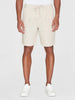 Men's Loose Linen Shorts - Men - Light feather gray