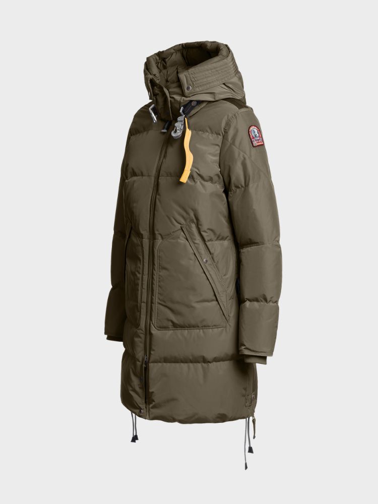 Long Bear Dunfrakke - Dame - Olive Grey - Gumpel & Co