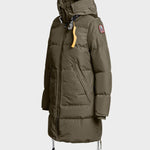 Long Bear Dunfrakke - Dame - Olive Grey - Gumpel & Co