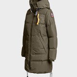 Long Bear Dunfrakke - Dame - Olive Grey - Gumpel & Co