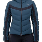 Women's Momentum Skijakke - Dame - Petrol Blue/Black - Gumpel & Co