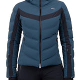 Women's Momentum Skijakke - Dame - Petrol Blue/Black - Gumpel & Co