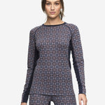 Women's Rose Light 100% Merino Skiundertrøje - Dame - Royal - Gumpel & Co