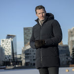 Titan Dunfrakke - Herre - Sort - Gumpel & Co