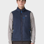 Retro Pile Fleece Vest - Herre - Navy / Blå - Gumpel & Co