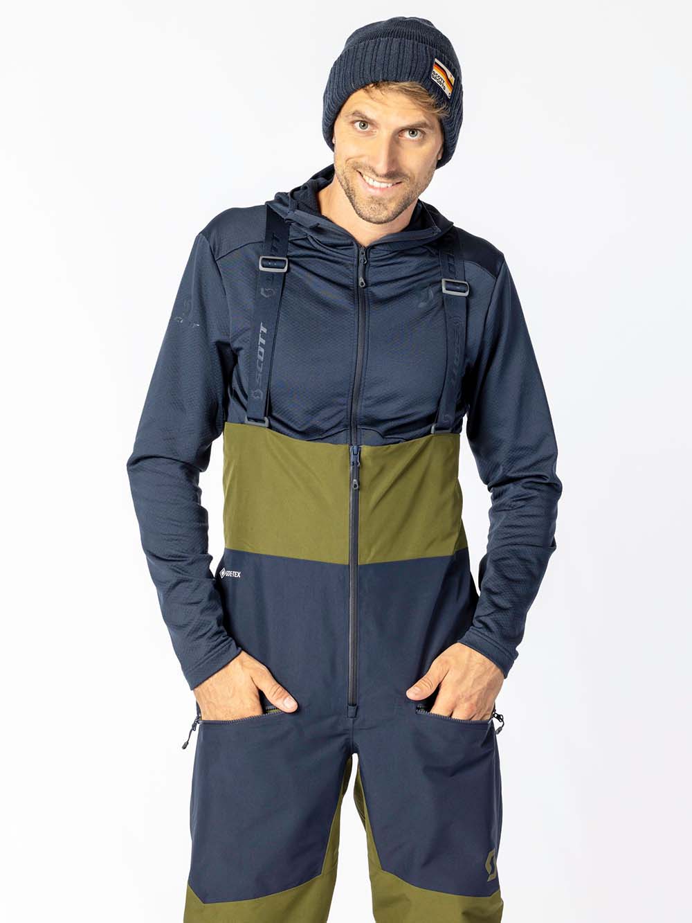 Men's Vertic Gore - Tex 2L Skibukser - Herre - Fir Green/Dark Blue - Gumpel & Co