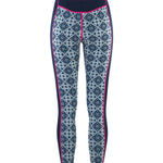 Women's Rose 100% Merino High Waist Skiunderbukser - Dame - Royal - Gumpel & Co