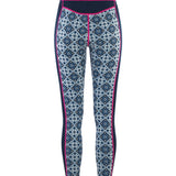 Women's Rose 100% Merino High Waist Skiunderbukser - Dame - Royal - Gumpel & Co