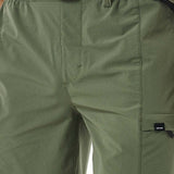 Men's Hybrid Boardwalk Buckled Cargo Volley Shorts - Herre - Dark Olive - Gumpel & Co