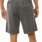 Men's Classic Surf Cord Volley Fløjlsshorts - Herre - Charcoal Grey - Gumpel & Co