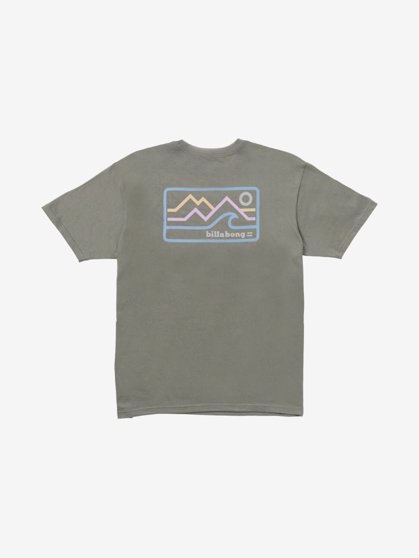 Range - Short Sleeves T-Shirt for Men - Slate - Gumpel & Co