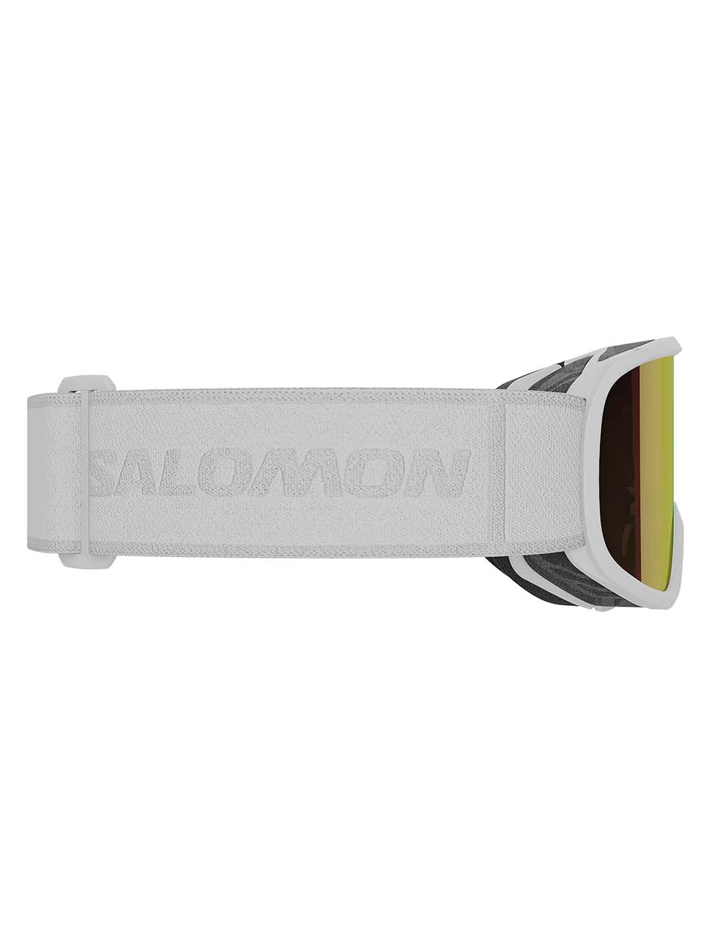 Kids Lumi Skibriller - Junior - White/Universal Ruby - Gumpel & Co