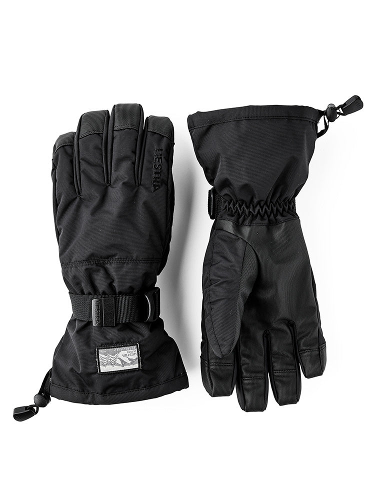 Gauntlet Sr. 5 - finger skihandske - unisex - black - Gumpel & Co