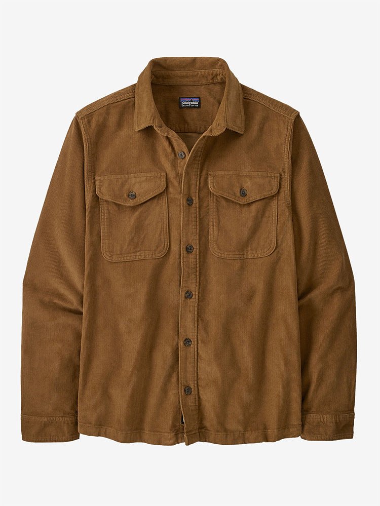 Corduroy Skjorte - Herre - Coriander Brown - Gumpel & Co