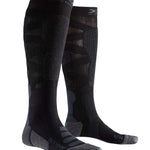 Men's Silk Merino 4.0 Skisokker - Herre - Black/Dark Grey - Gumpel & Co