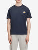Plain T-shirt With Archive Logo - Men - Navy