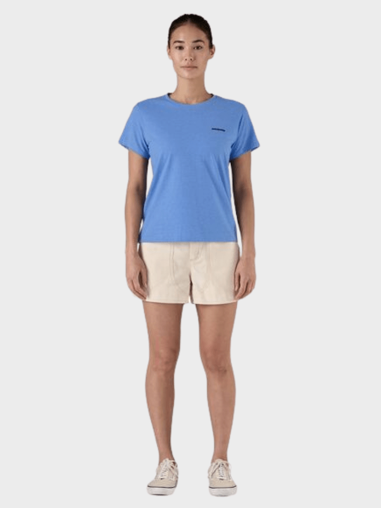 P 6 Logo Responsibiliti Tshirt - Dame - Abundant Blue - Gumpel & Co