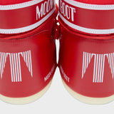 Icon Low Nylon - Women - Red - Gumpel & Co