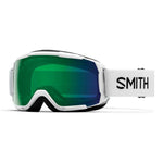 Grom Junior Skibriller - Børn - White/ChromaPop Everyday Green Mirror - Gumpel & Co