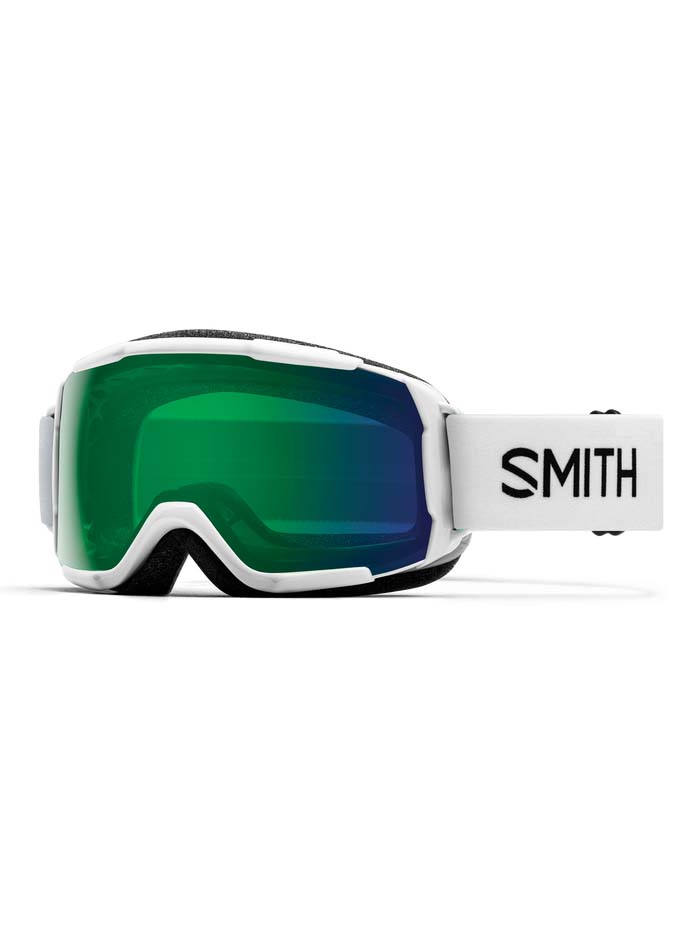 Grom Junior Skibriller - Børn - White/ChromaPop Everyday Green Mirror - Gumpel & Co