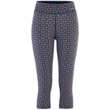 Women's Rose Light Capri 3/4 100% Merino Skiunderbukser - Dame - Royal - Gumpel & Co