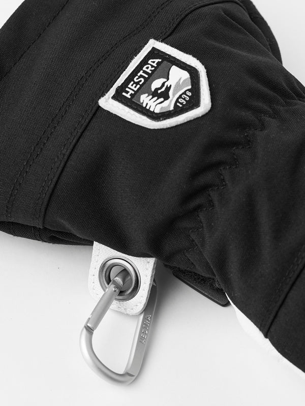 Army Leather Heli 5 - finger Skihandsker - Unisex - Black - Gumpel & Co