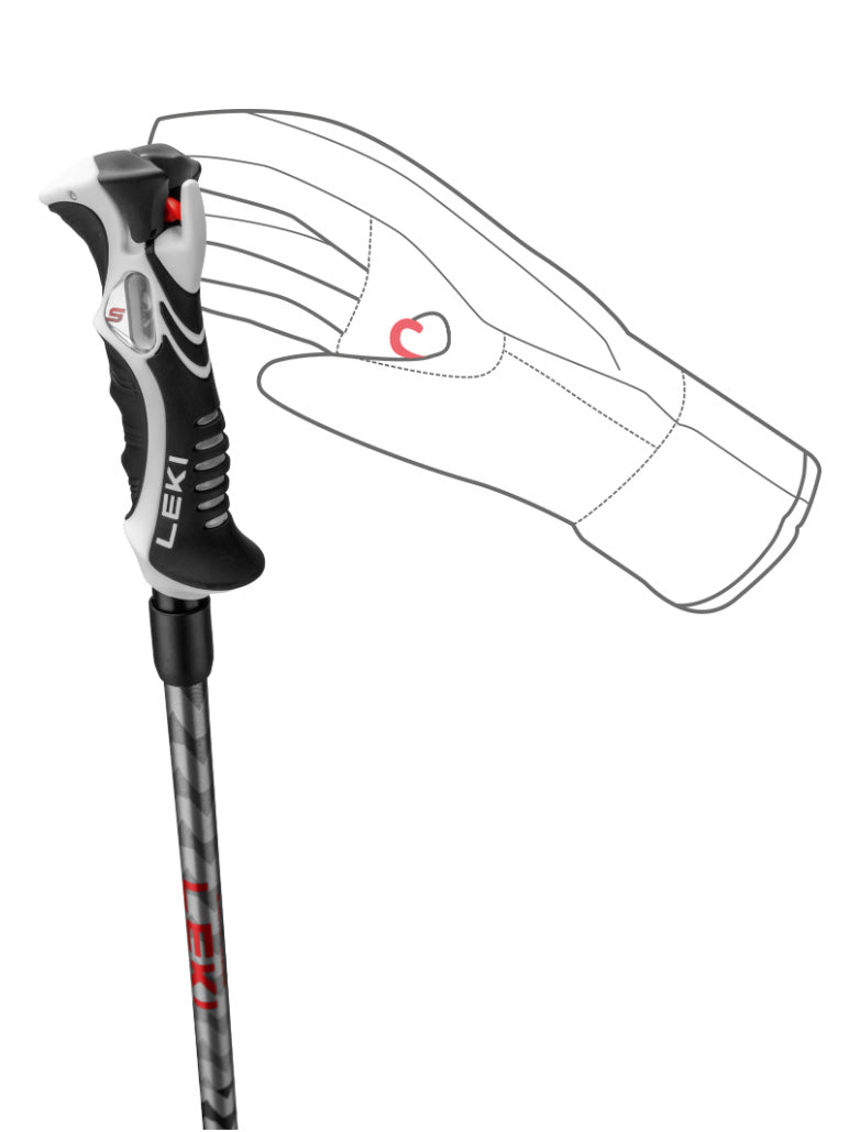 Hot Shot S Skistave - Black/Grey/Red - 23/24 - Gumpel & Co