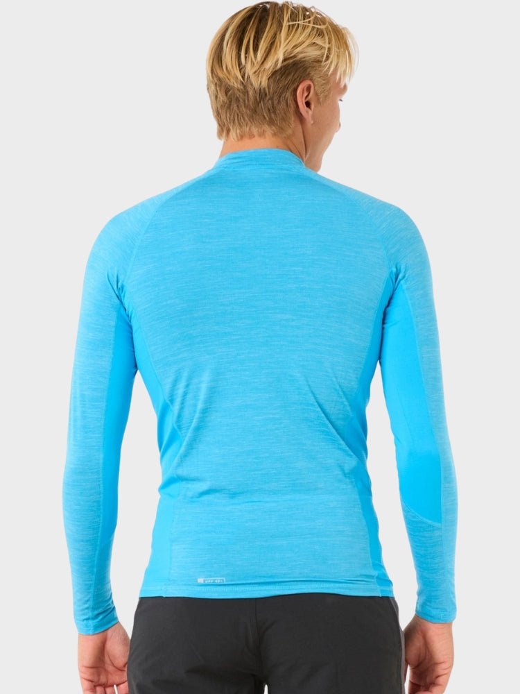 Dawn Patrol UV Long Sleeve Rash Guard - Mænd - Blue Paint - Gumpel & Co