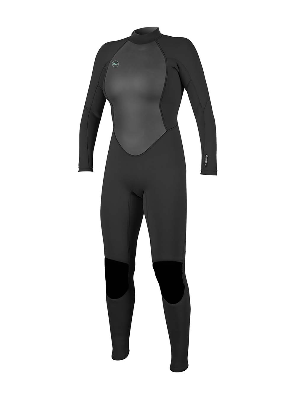 Women's Reactor II 3/2mm Back Zip Full våddragt | Damer | Black/Black - Gumpel & Co