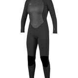 Women's Reactor II 3/2mm Back Zip Full våddragt | Damer | Black/Black - Gumpel & Co