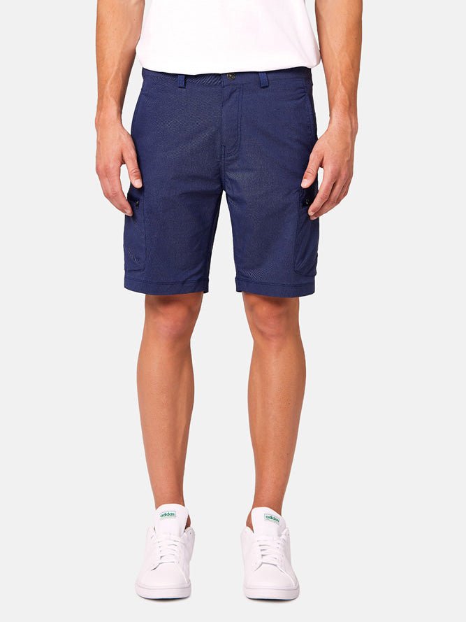 Men's Adan Hybrid Cargo Shorts - Herre - Navy - Gumpel & Co